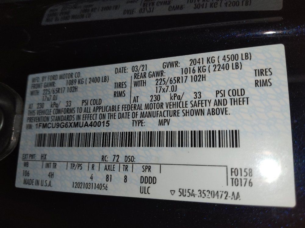 Used 2021 Ford Escape SE AWD/4WD image 33