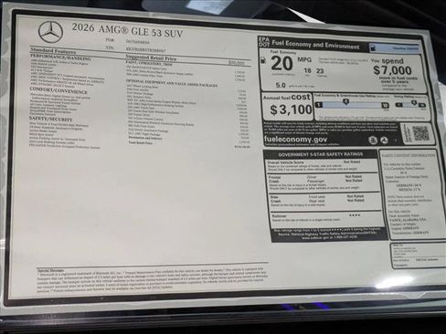 New 2026 Mercedes-Benz GLE 53 AMG 4MATIC image 19