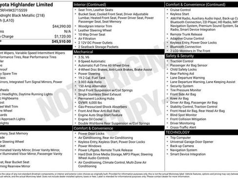 Used 2019 Toyota Highlander Limited image 13