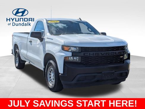 Used 2021 Chevrolet Silverado 1500 W/T w/ WT Convenience Package RWD image 11