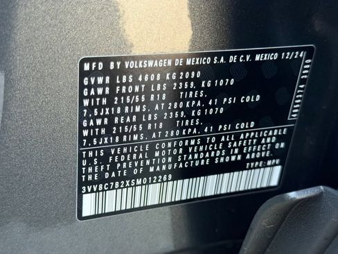 Used 2025 Volkswagen Taos S AWD/4WD image 26