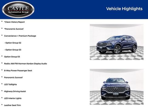 Used 2022 Hyundai Santa Fe SEL w/ Convenience + Premium Package AWD/4WD image 4