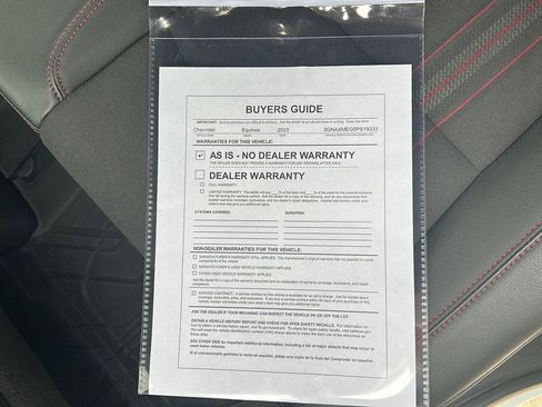 Used 2023 Chevrolet Equinox RS w/ LPO, Floor Liner Package FWD image 28