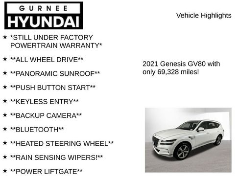 Used 2021 Genesis GV80 3.5T w/ Advanced Package 06 image 7