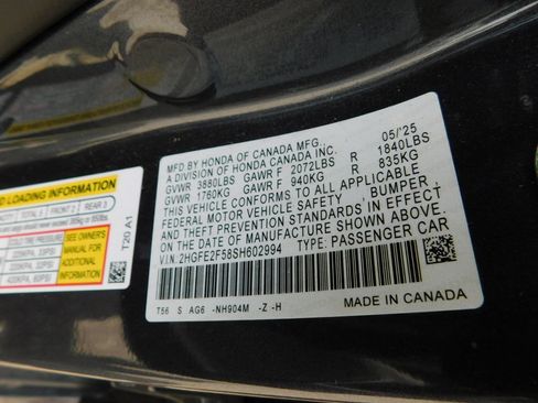 Used 2025 Honda Civic Sport image 8