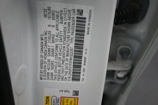 Used 2022 Honda Civic Touring image 21