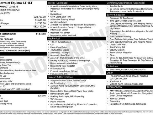 New 2026 Chevrolet Equinox LT w/ Midnight Edition image 26
