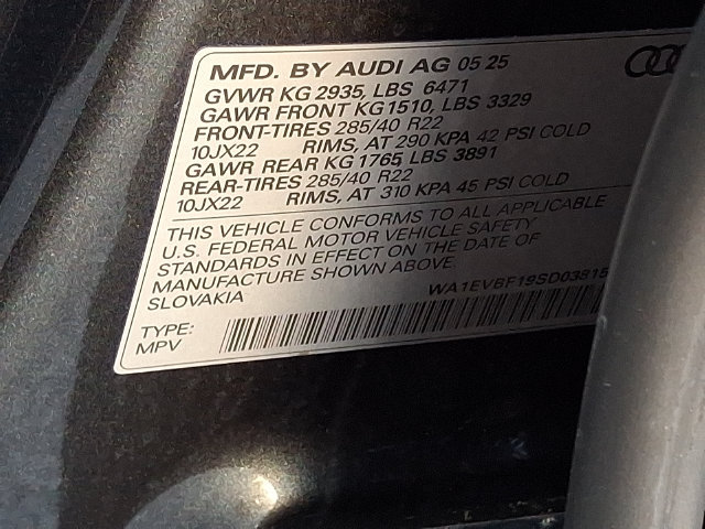 Used 2025 Audi Q8 Premium Plus w/ Premium Plus Package AWD/4WD image 26