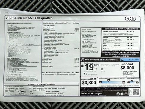 New 2026 Audi Q8 Premium Plus image 35