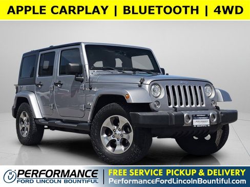 Used 2018 Jeep Wrangler Unlimited Sahara AWD/4WD image 1