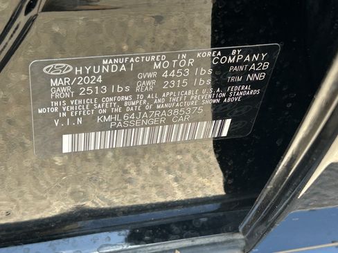 Certified 2024 Hyundai Sonata SEL FWD image 34
