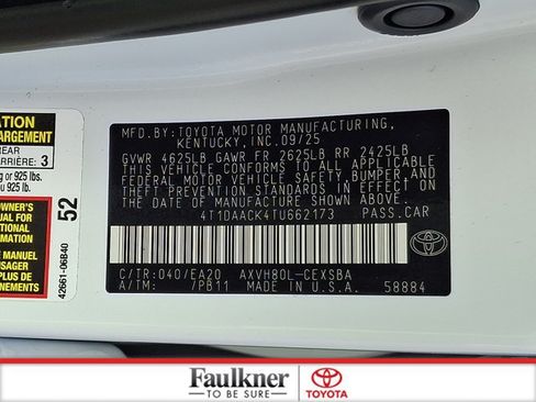 Certified 2026 Toyota Camry SE FWD image 28