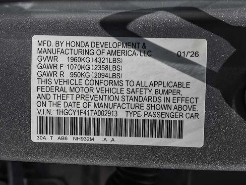 New 2026 Honda Accord SE image 14