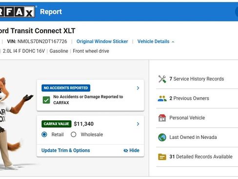 Used 2013 Ford Transit Connect XLT FWD image 1
