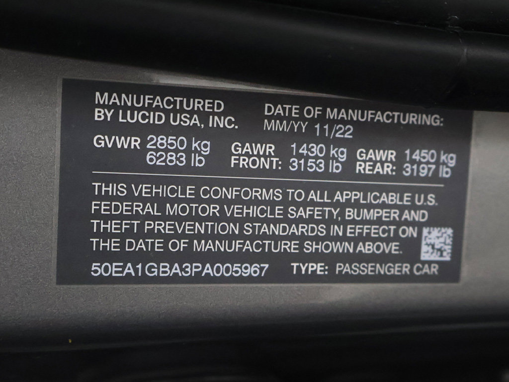 Used 2023 Lucid Air Grand Touring AWD/4WD image 50