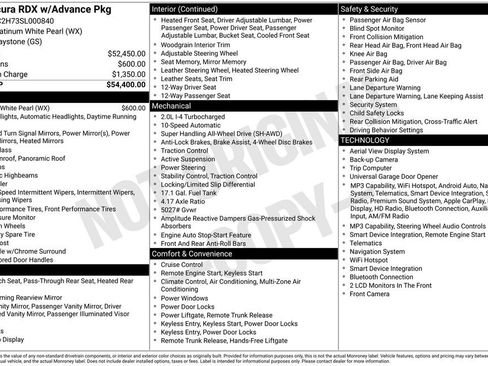 Certified 2025 Acura RDX SH-AWD w/ Advance Package image 4