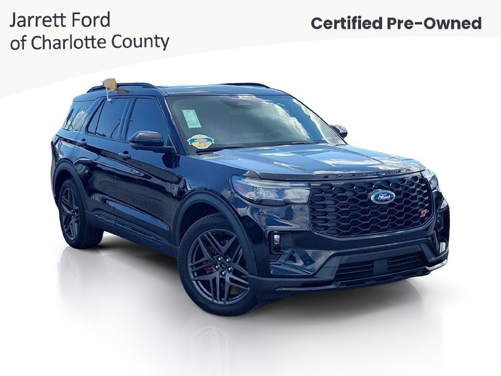 Certified 2025 Ford Explorer ST w/ Sun And Sound Package RWD 360° Tour