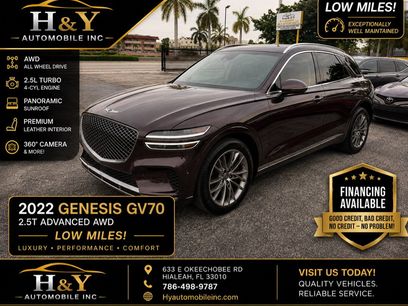 Used 2022 Genesis GV70 2.5T w/ Advanced Package