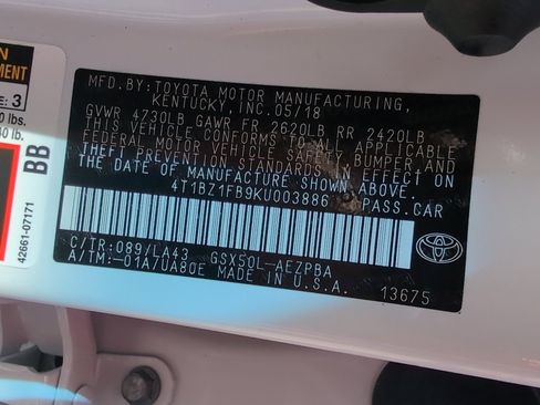 Used 2019 Toyota Avalon Limited w/ All Weather Liner Package image 23