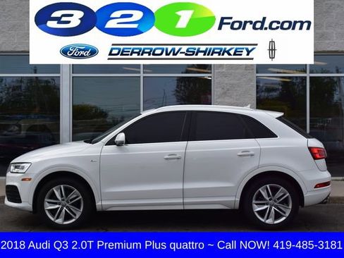 Used 2018 Audi Q3 2.0T Premium Plus w/ Premium Plus Package AWD/4WD image 3