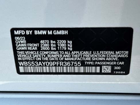 Used 2023 BMW M3 RWD image 35