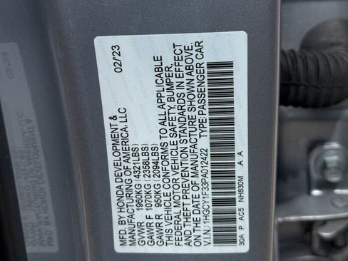 Used 2023 Honda Accord EX image 31