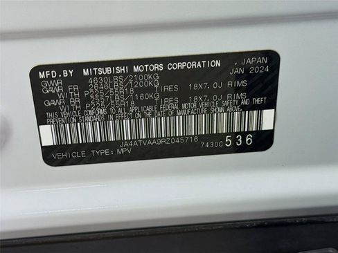Used 2024 Mitsubishi Eclipse Cross Ralliart AWD/4WD image 31