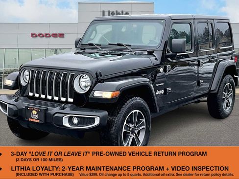 Used 2023 Jeep Wrangler Sahara w/ Cold Weather Group image 1
