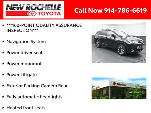 Certified 2019 Toyota Highlander XLE image 6