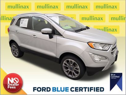 Certified 2022 Ford EcoSport Titanium w/ Interior Protection Package