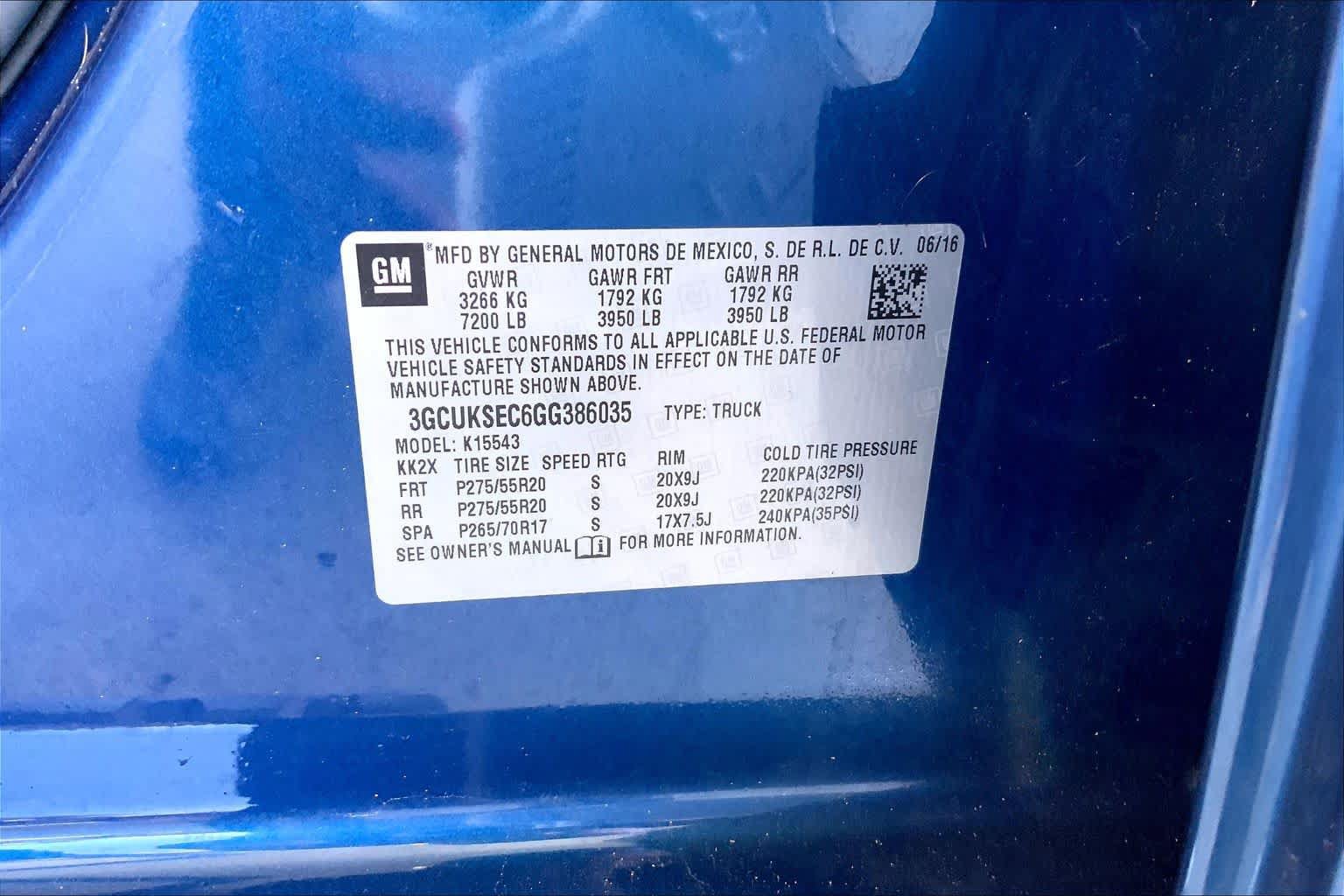 Used 2016 Chevrolet Silverado 1500 LTZ AWD/4WD image 32