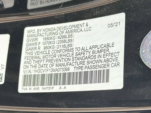 Used 2021 Honda Accord LX image 41