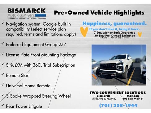 Used 2025 Chevrolet Tahoe Z71 AWD/4WD image 8