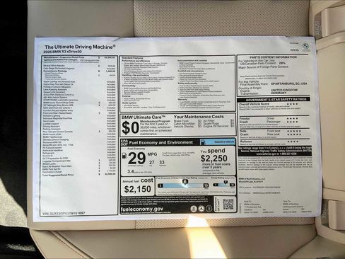 New 2026 BMW X3 xDrive30 w/ Convenience Package image 18