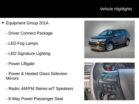 Used 2019 Ford Explorer XLT w/ Equipment Group 201A image 7