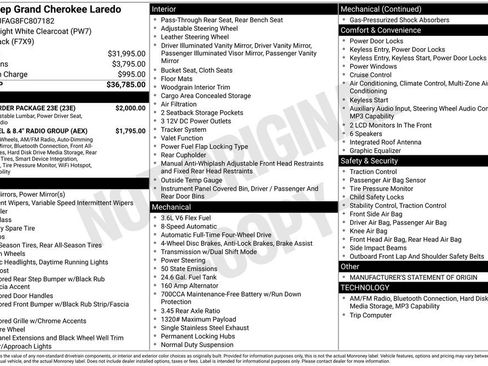 Used 2015 Jeep Grand Cherokee Laredo w/ Quick Order Package 23E AWD/4WD image 5