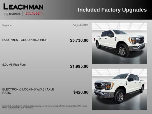Used 2021 Ford F150 XLT w/ Equipment Group 302A High image 11