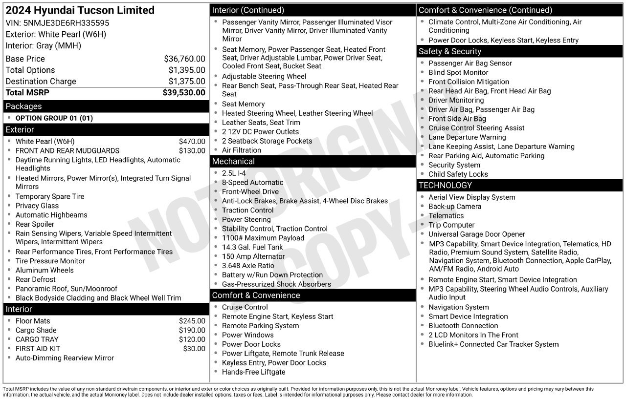 Used 2024 Hyundai Tucson Limited FWD image 5
