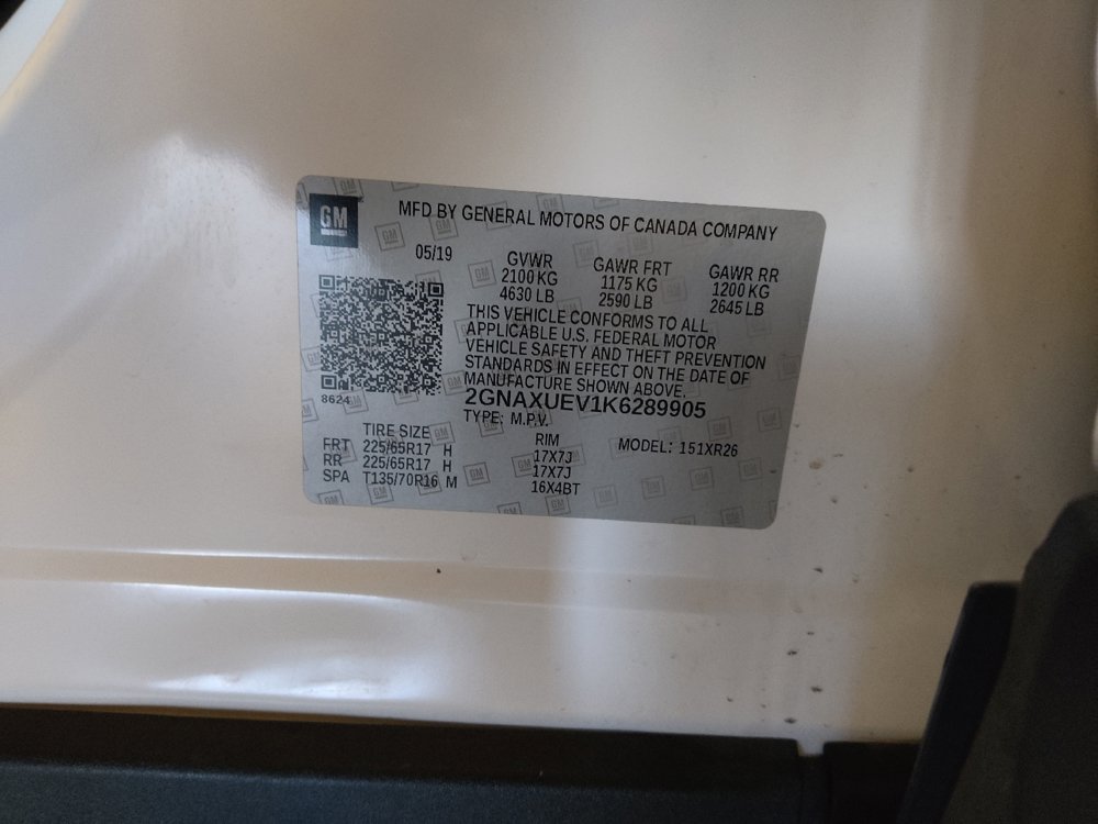 Used 2019 Chevrolet Equinox LT AWD/4WD image 33