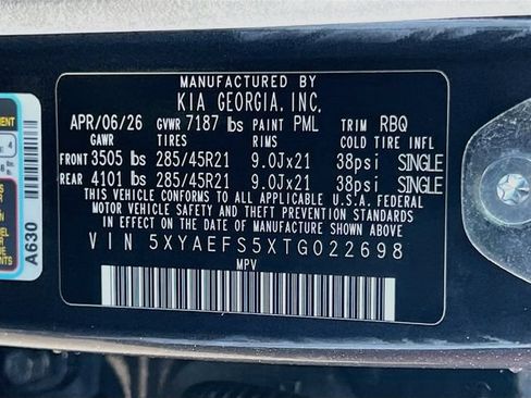 New 2026 Kia EV9 GT-Line AWD/4WD image 35