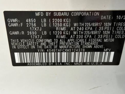 Used 2021 Subaru Outback Premium AWD/4WD image 29