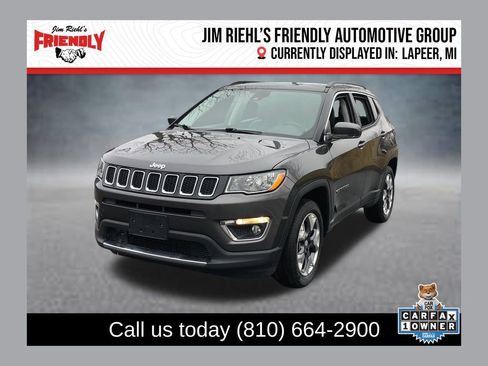 Certified 2021 Jeep Compass Limited w/ Sun and Sound Group image 1
