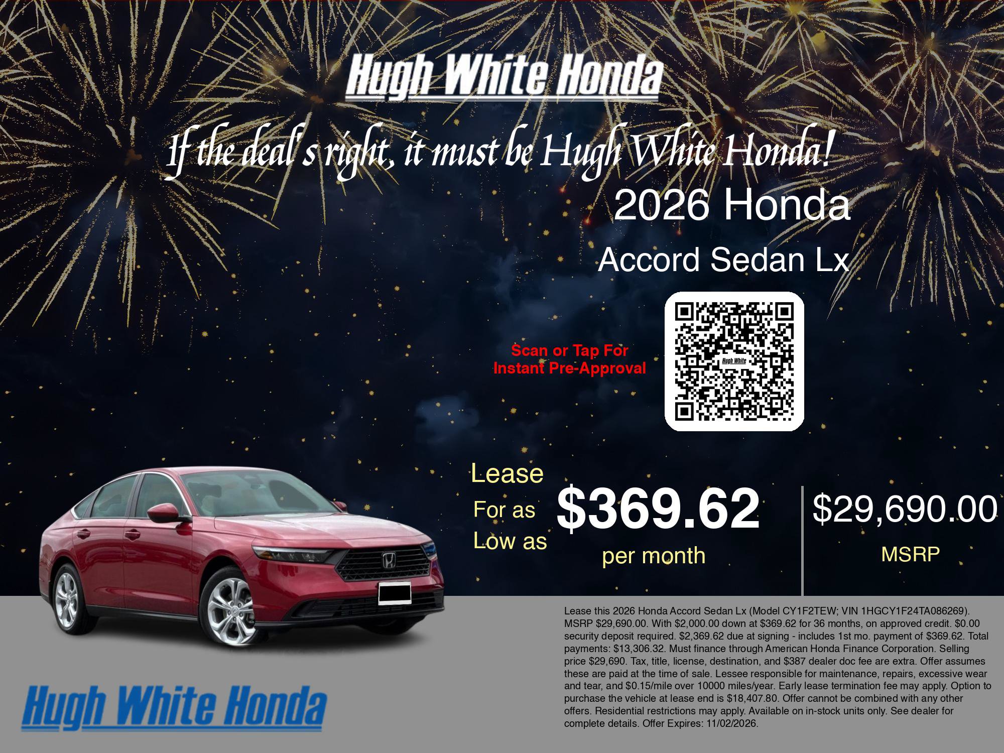 New 2026 Honda Accord LX image 5