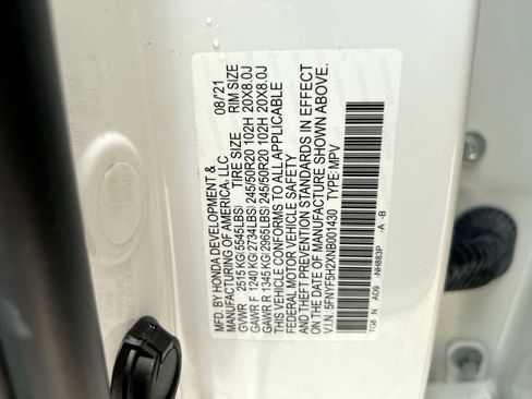 Used 2022 Honda Pilot Special Edition image 2