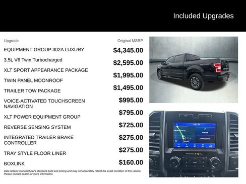 Used 2020 Ford F150 XLT w/ Equipment Group 302A Luxury image 4