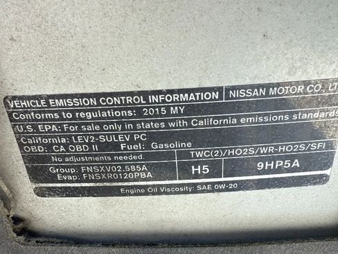 Used 2015 Nissan Altima 2.5 SV w/ Convenience Package FWD image 10