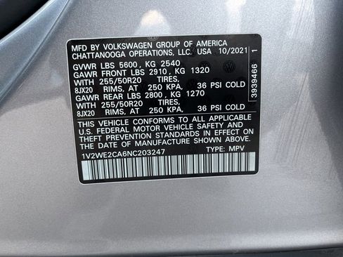 Used 2022 Volkswagen Atlas Cross Sport SE image 10