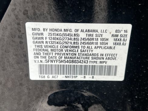 Used 2016 Honda Pilot EX-L image 27