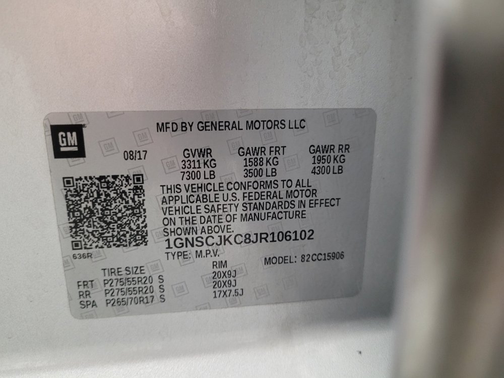 Used 2018 Chevrolet Suburban Premier RWD image 33