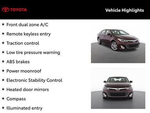 Used 2014 Toyota Avalon XLE Premium FWD image 12
